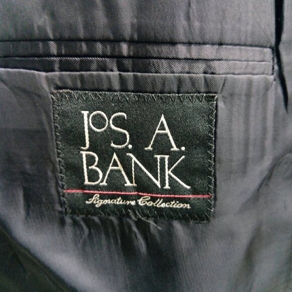 Jos A Bank Suit Blazer Sports Coat Blue Striped - Picture 9 of 11